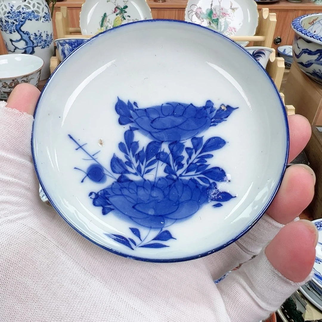 柴窑茶具茶杯盘子杯托