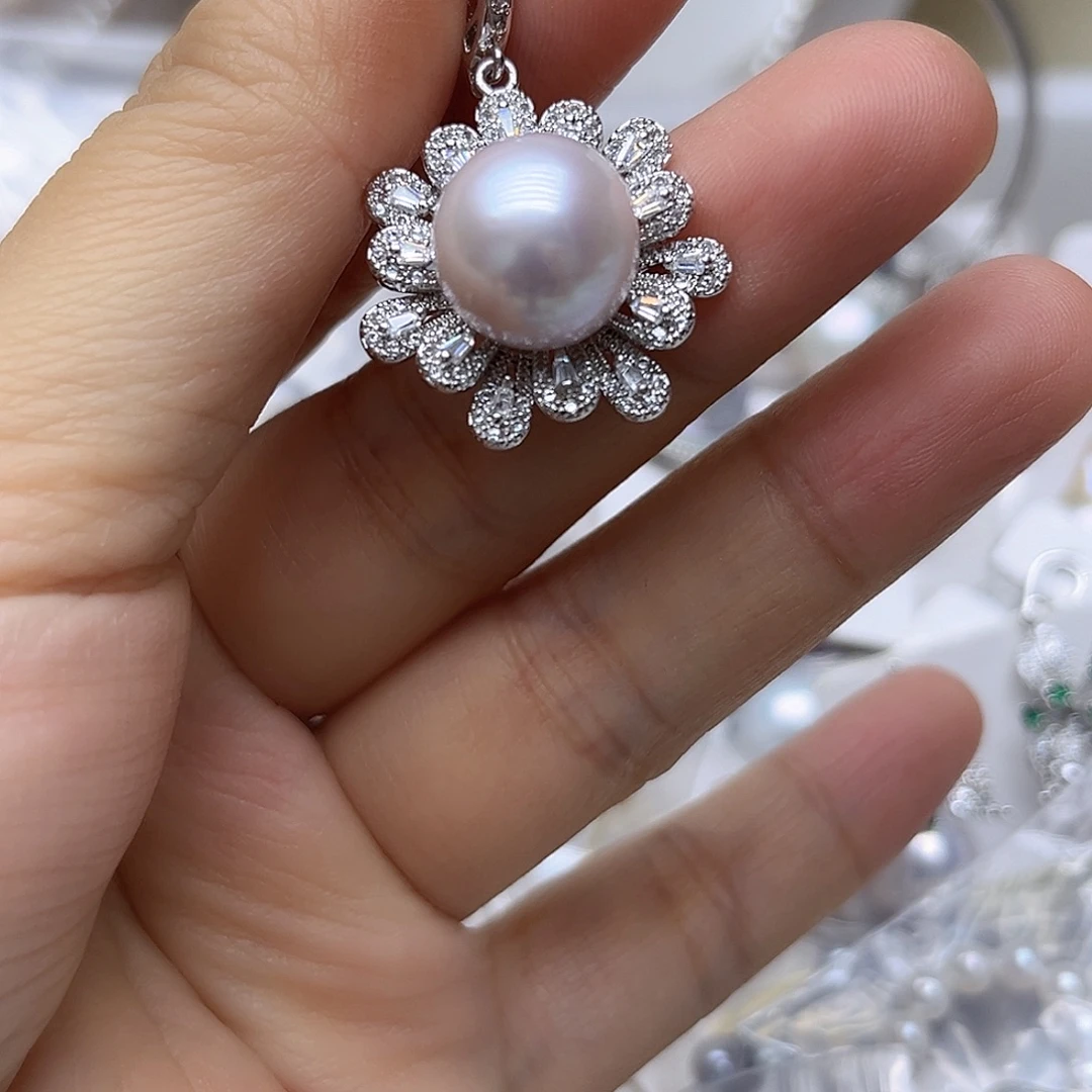 未镶嵌淡水珍珠吊坠或者耳钉