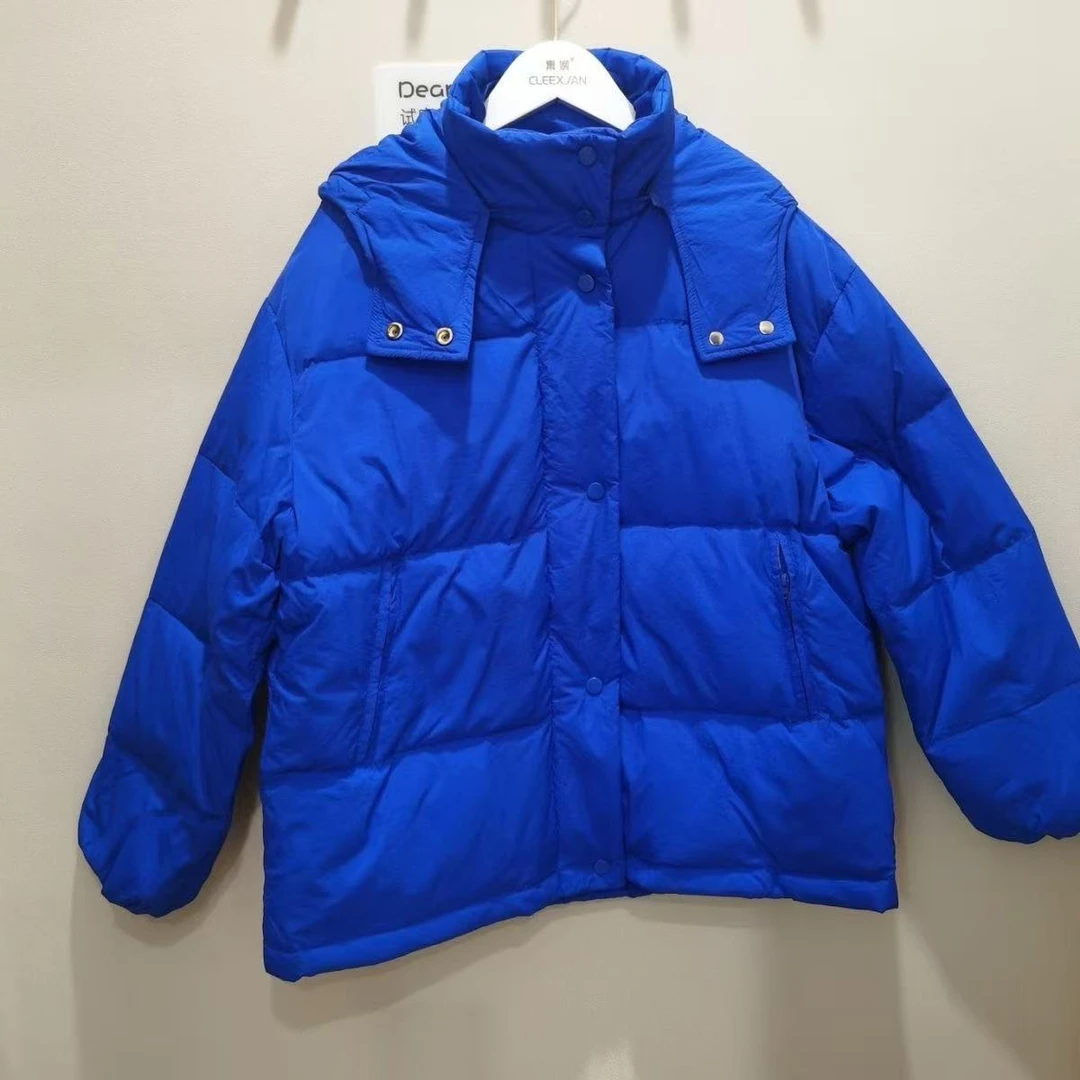 羽绒服冬季休闲新款面包连帽韩版加厚短款外套百搭时尚