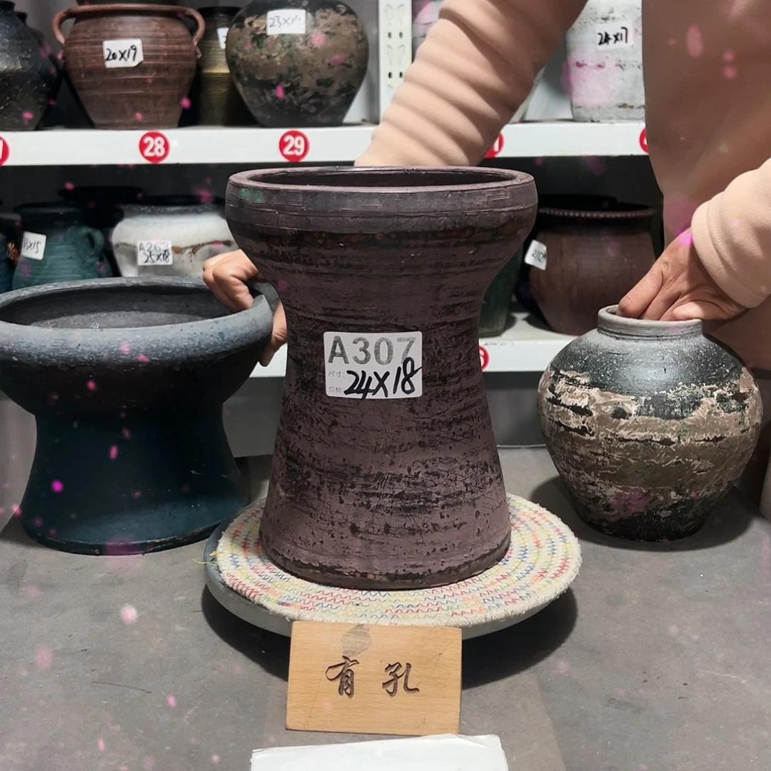 红陶36号带孔发货