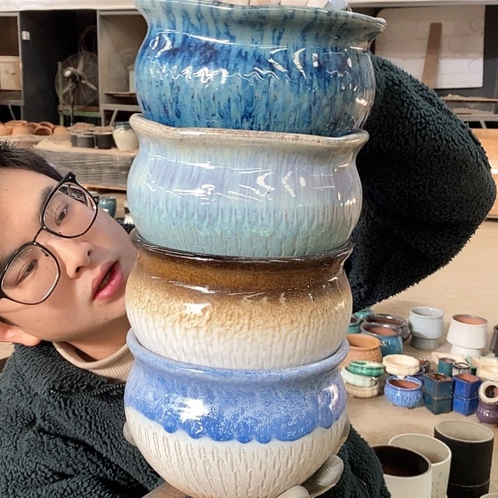 红陶正品高12口16