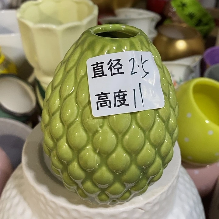 摆件陶水培陶盆无孔 瑕疵介意勿拍