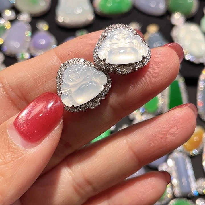 翡翠银S925镶嵌颈饰