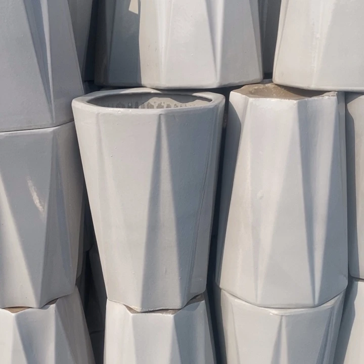 低腰白八方中号口24/33