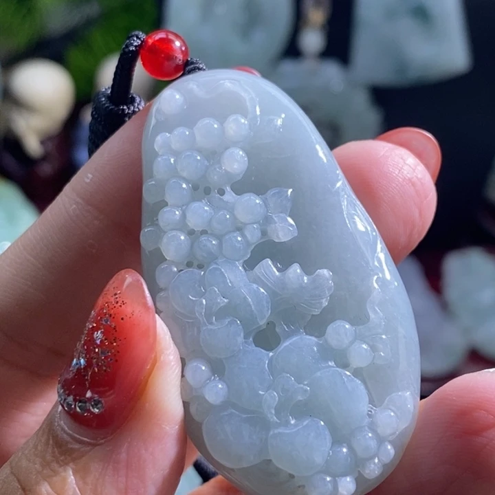 【闪购商品】颈饰未镶嵌翡翠喜上