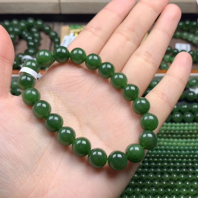 【闪购商品】和田玉（碧玉）手串未镶嵌听**?10mm