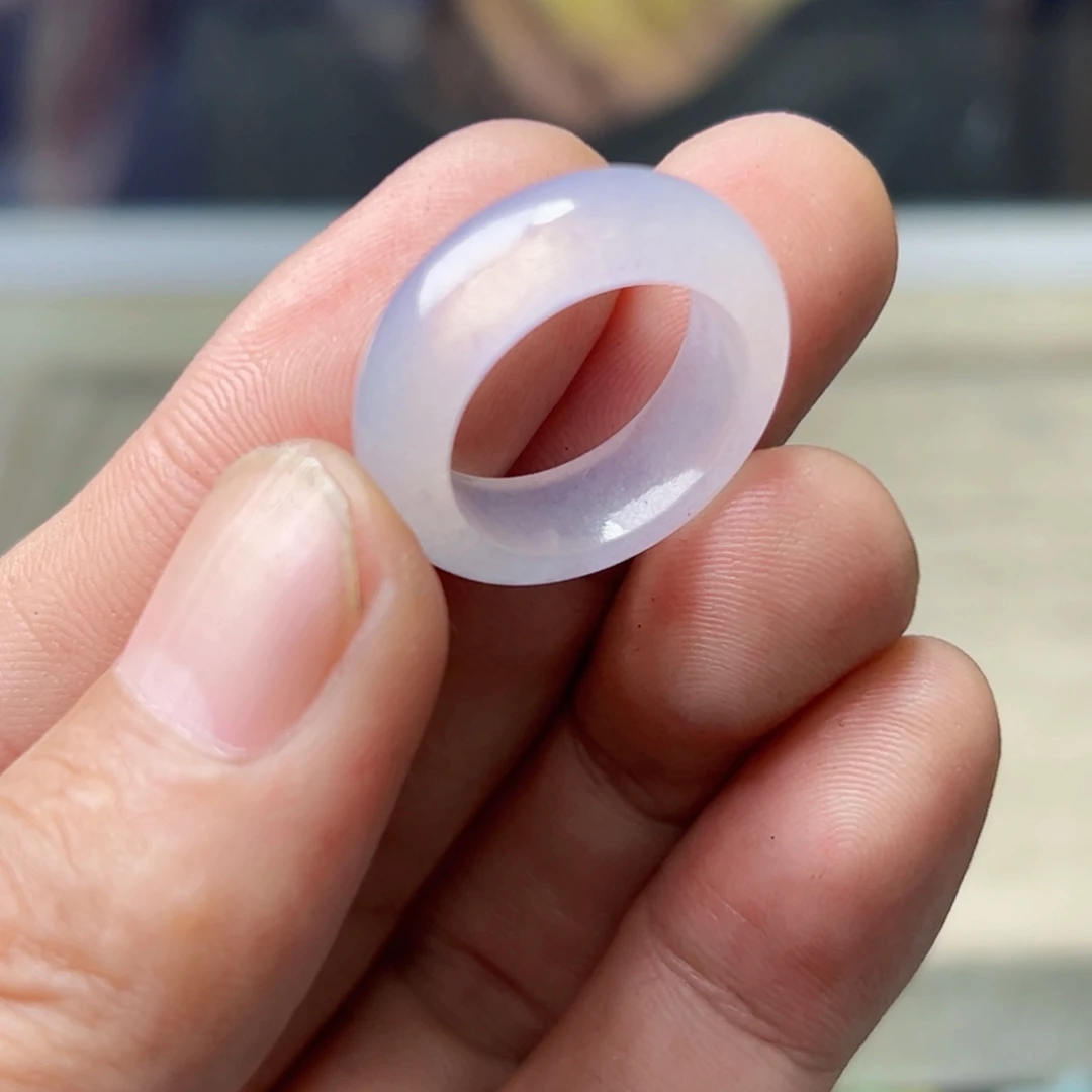 定制翡翠未镶嵌圈口15号