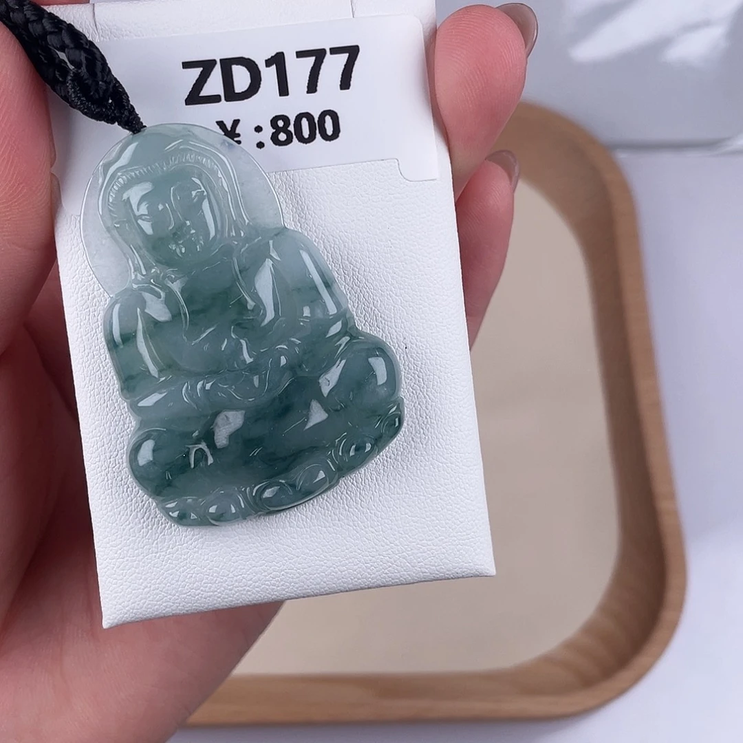 翡翠未镶嵌颈饰zd177
