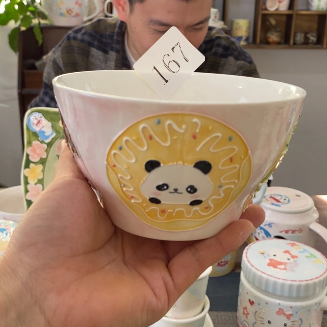 瓷片景德镇釉下手绘