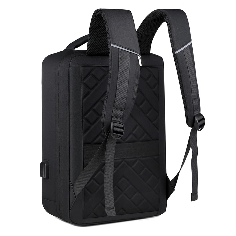 新款商务手提双肩包高端男士背包电脑USB充电口发多用途便携