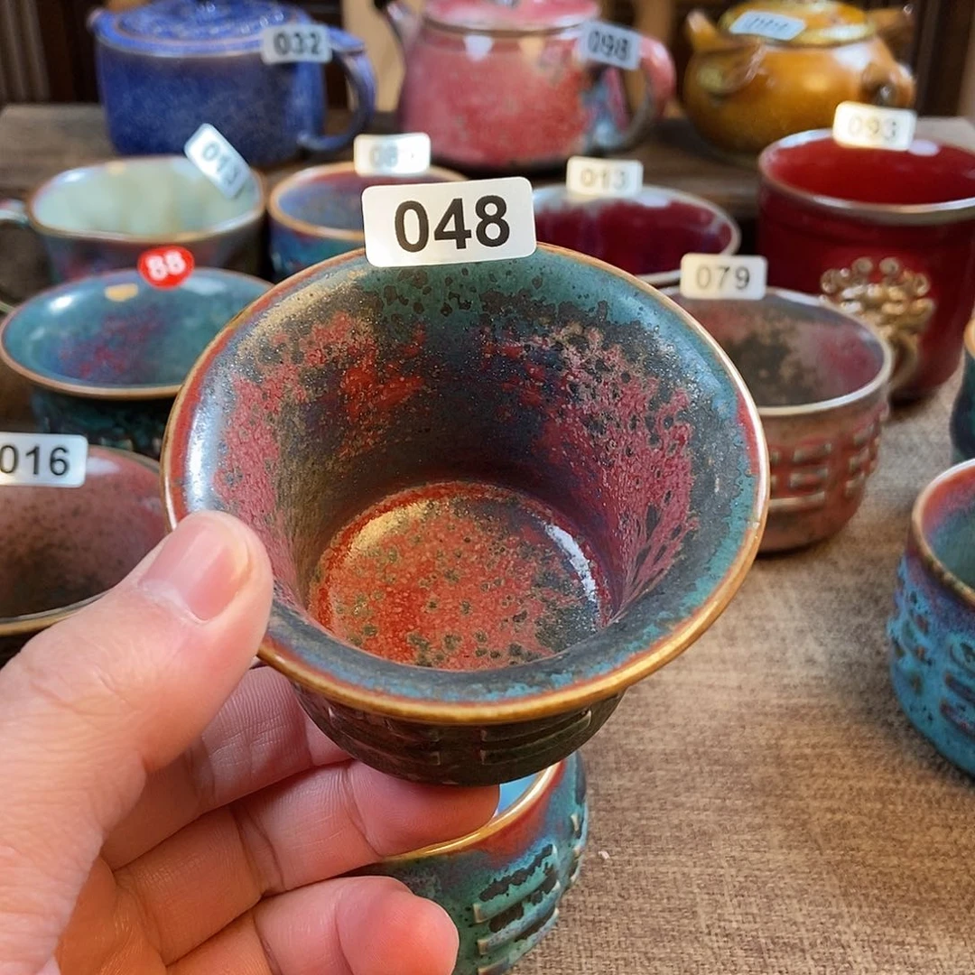 摆件爱**上钧瓷主人杯杯