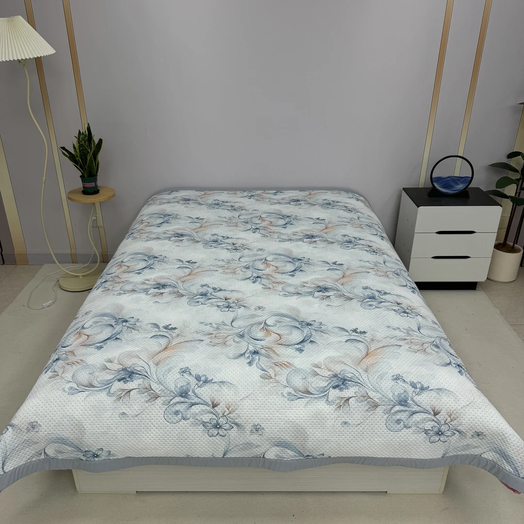 青花瓷200*230cm±5cm凉席夏季冰丝凉感床盖加厚软席防滑可机洗