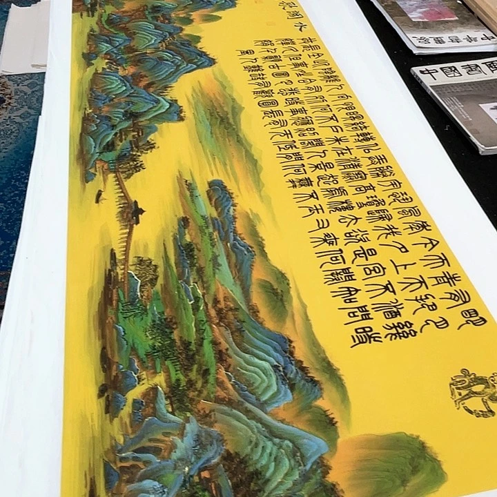 国画书画描金拓染金石传拓手写