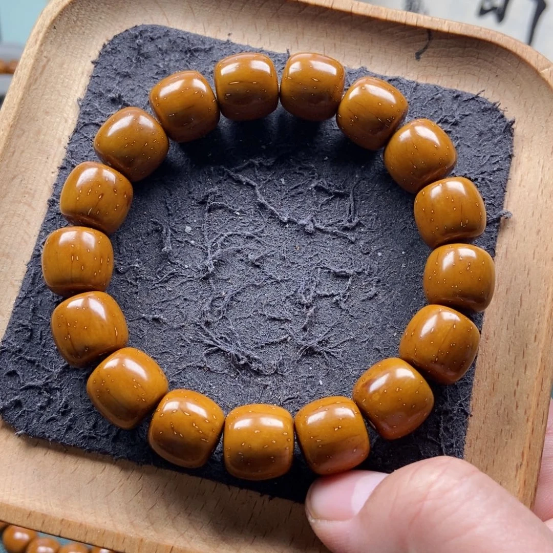 紫金鼠手串14mm精品黄金甲