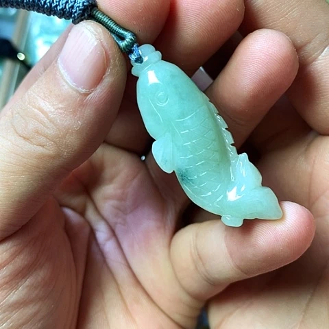颈饰未镶嵌翡翠福豆豆珠宝翡翠颈饰