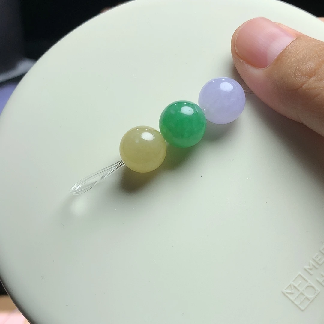 翡翠未镶嵌手链卡11+福禄寿