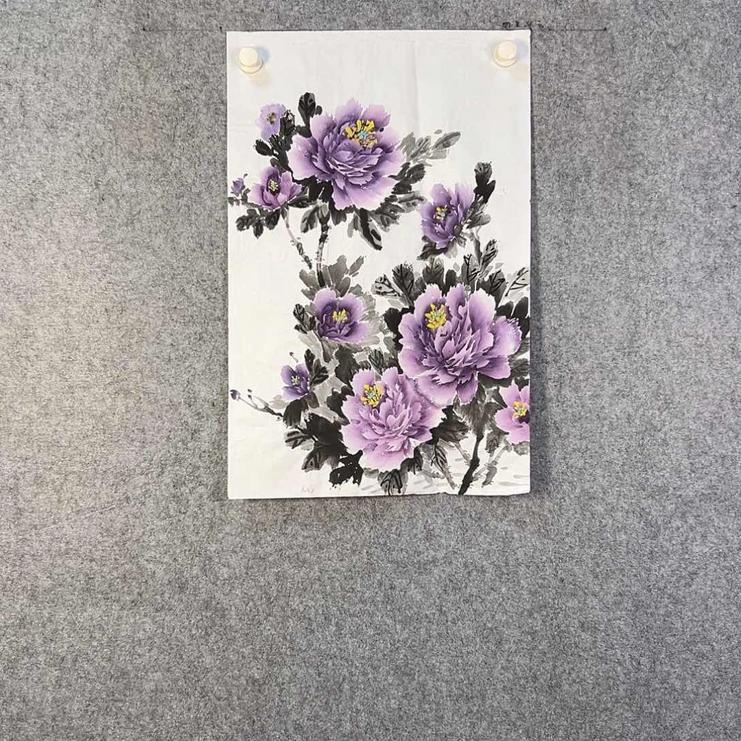 国画161 牡丹花等经济植物和花卉资源