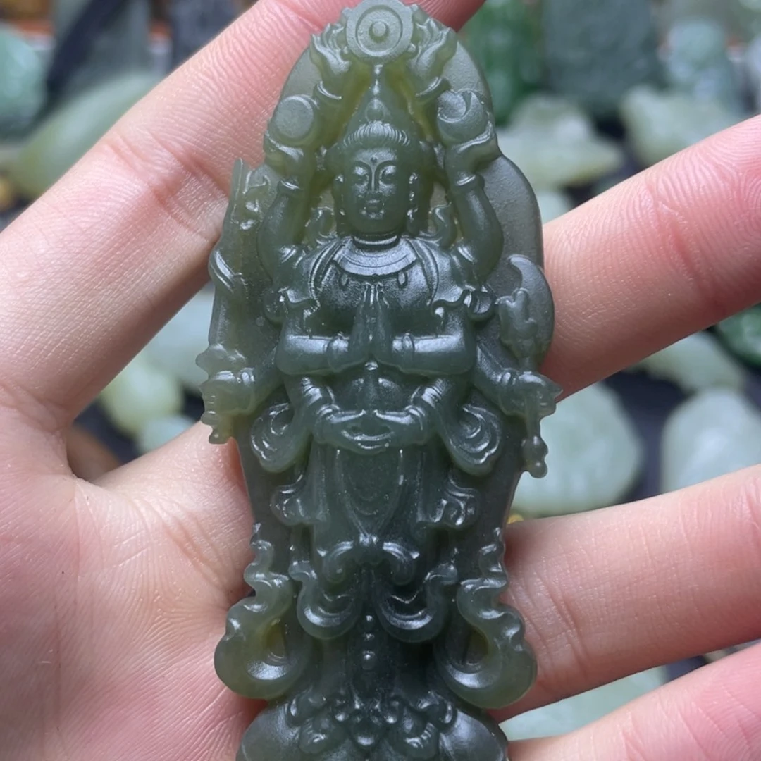 吊坠(不含链)未镶嵌和田玉