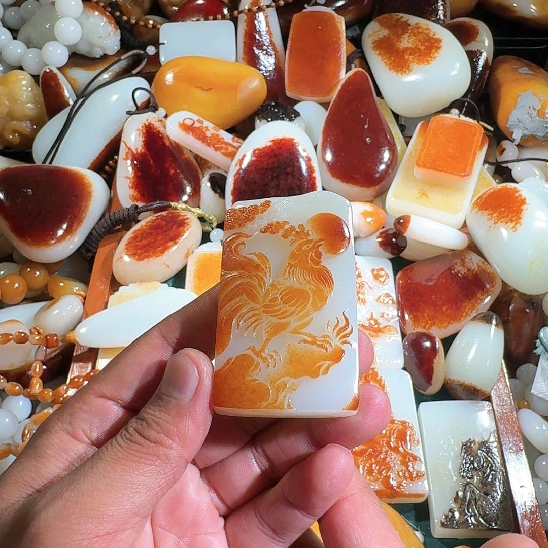 和田玉挂件未镶嵌老*子