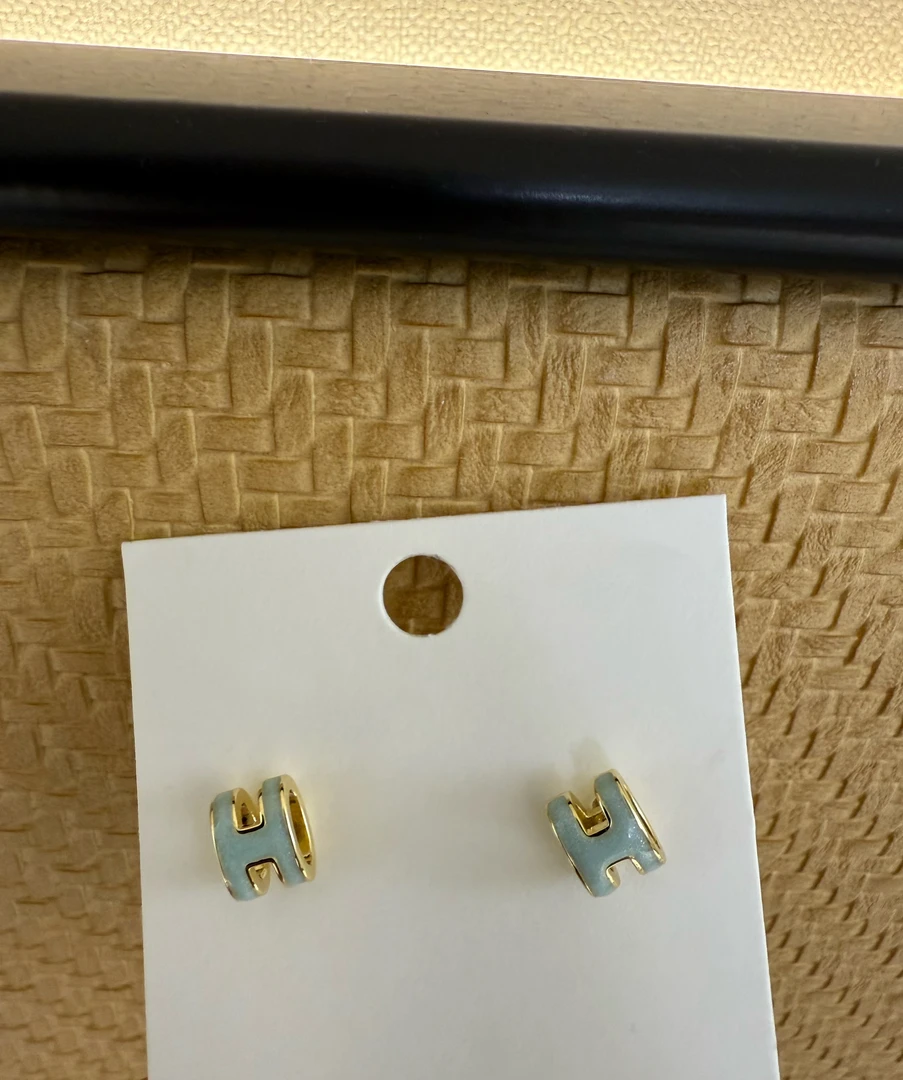 钛钢耳饰 【金酉钱】夏季H款耳钉