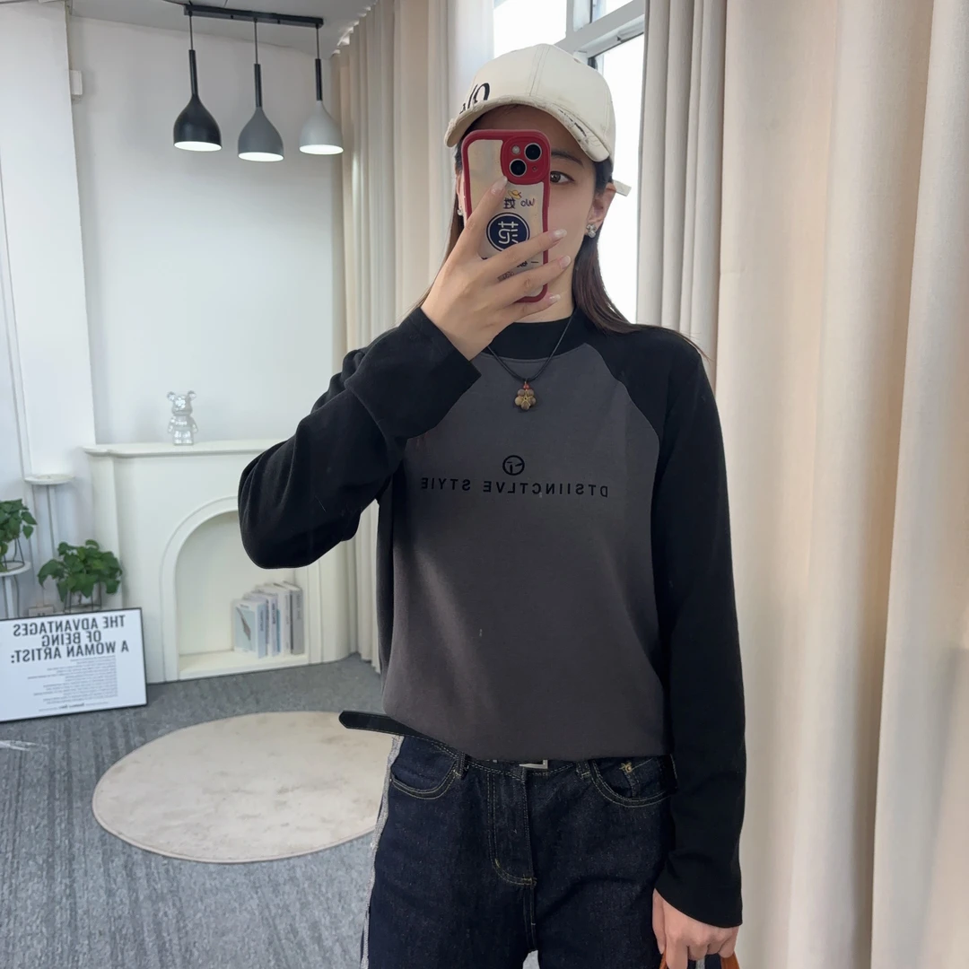 U.Ni【磨毛半高领】冬款磨毛半高领长袖