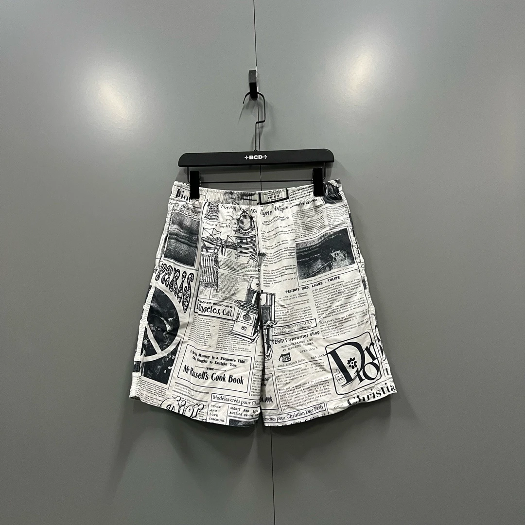 95新 DIOR/迪奥 (ll) 迪奥 报纸短裤 M码/