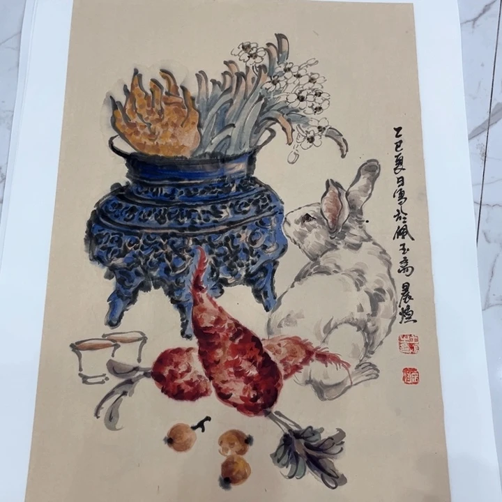 国画王晨煊哈哈哈高很尴尬尴尬