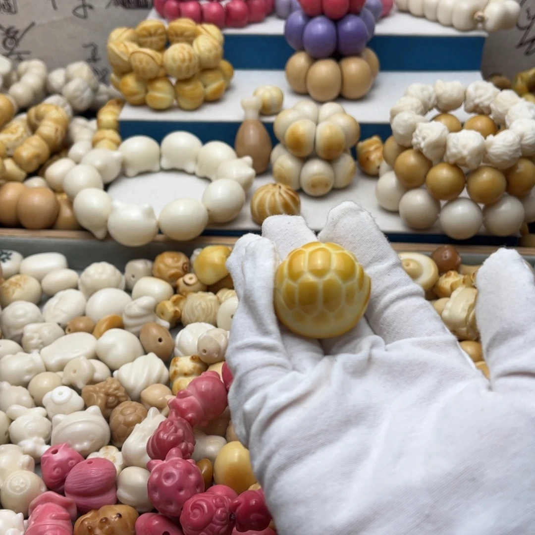 吊坠菩提根/象牙果编织