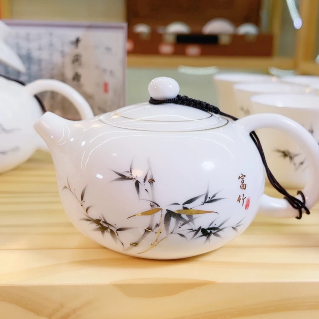 【闪购商品】描金富竹西施壶1个