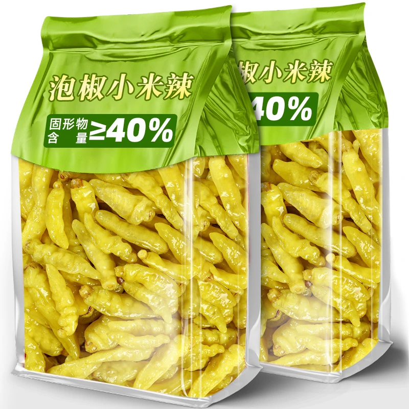 泡椒小米辣贵州特产新鲜野山椒剁椒下饭菜泡椒凤爪调料泡菜母水