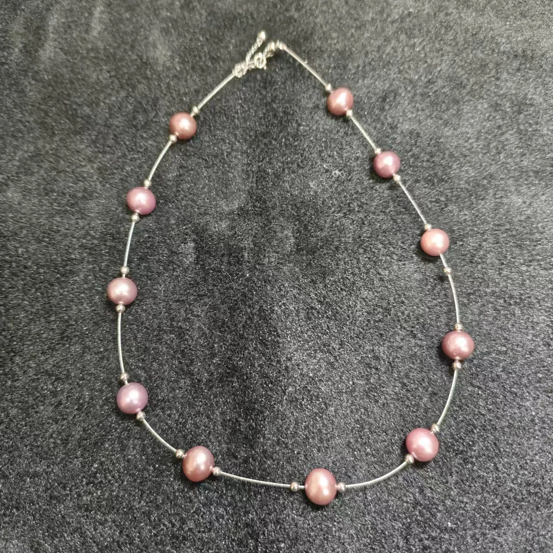 淡水珍珠满天星项链-多样性发一-250107001-定制标签撕毁不退换