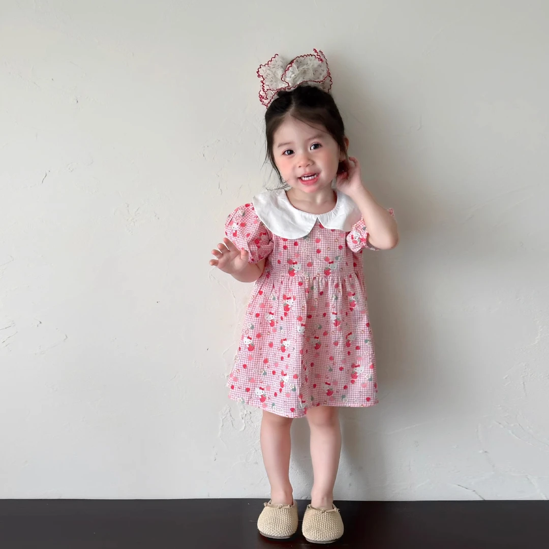 儿童多巴胺小洋裙宝宝夏季衣服甜美连衣裙女童裙子夏薄款公主裙