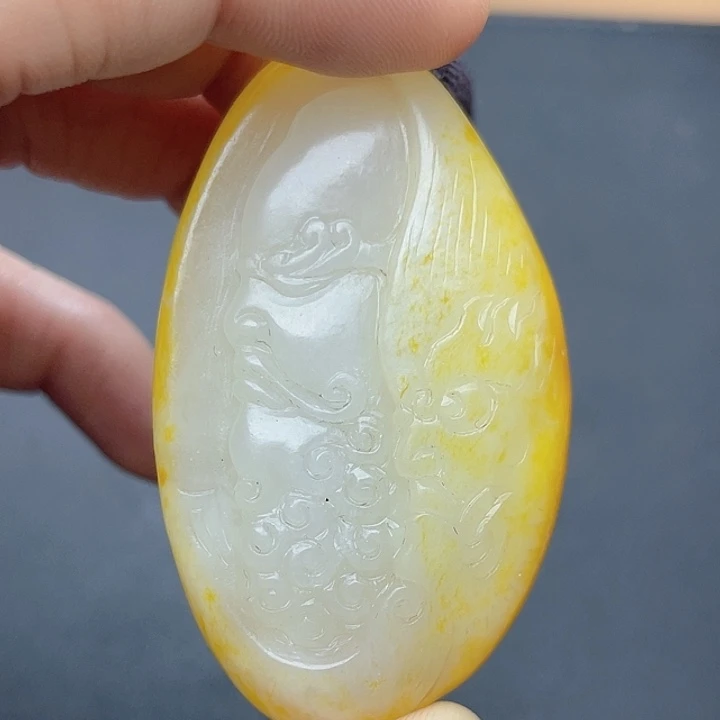 和田玉挂件未镶嵌T