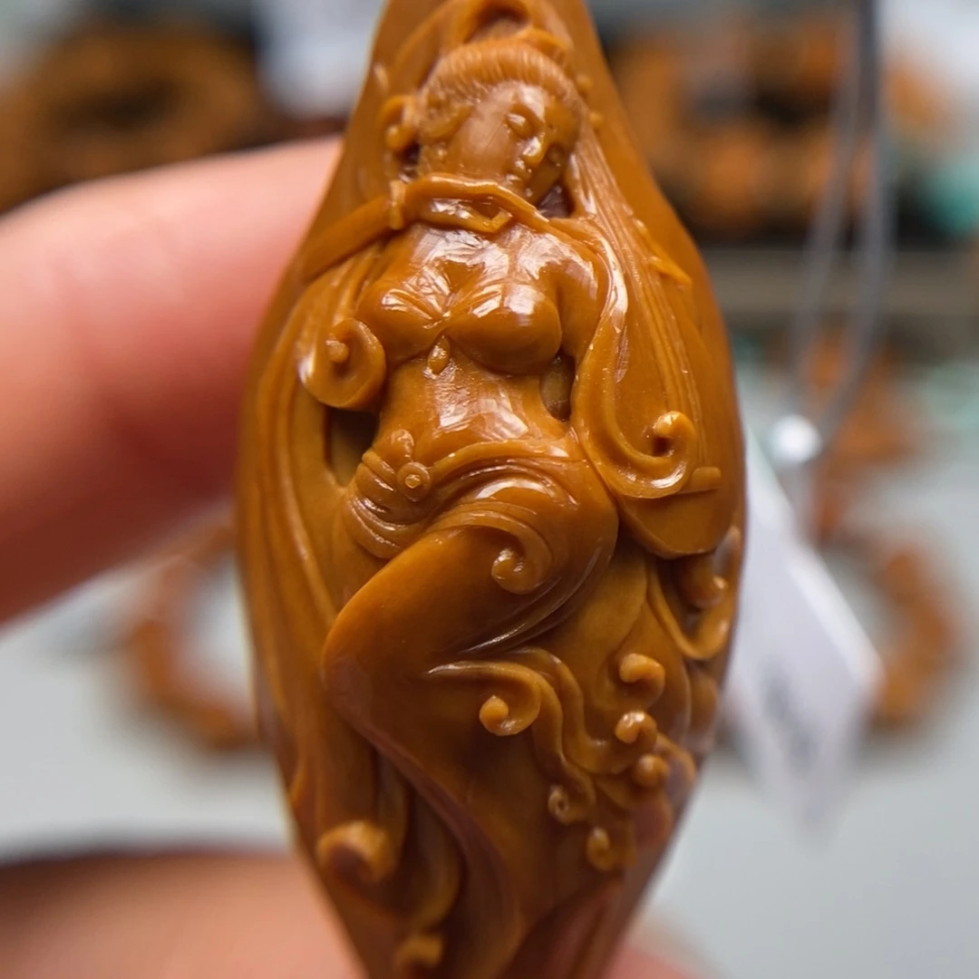 橄榄核吊坠飞天单子