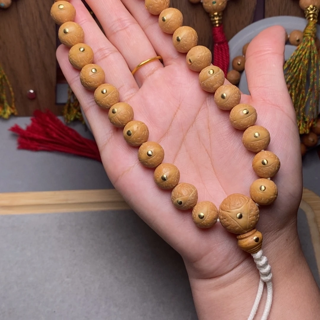 手串凤眼菩提12mm➕手持铜钉