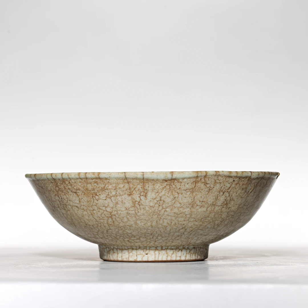 【预展专用】4195清雍正.仿哥釉敞口碗