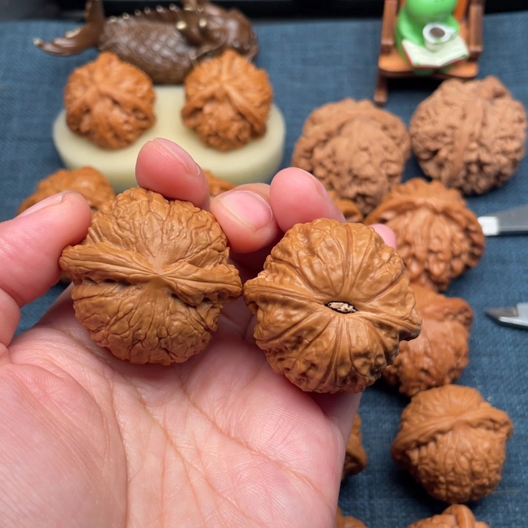 林***.文玩核桃把件39乾隆磨全品