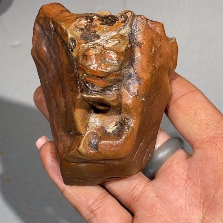 玛瑙/玉髓车挂合金石****缘245