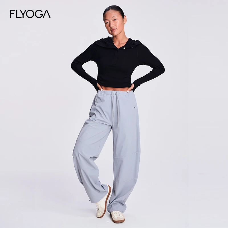FLYOGA飞蓝瑜伽运动休闲长裤 抽绳可调节裤腰 53907