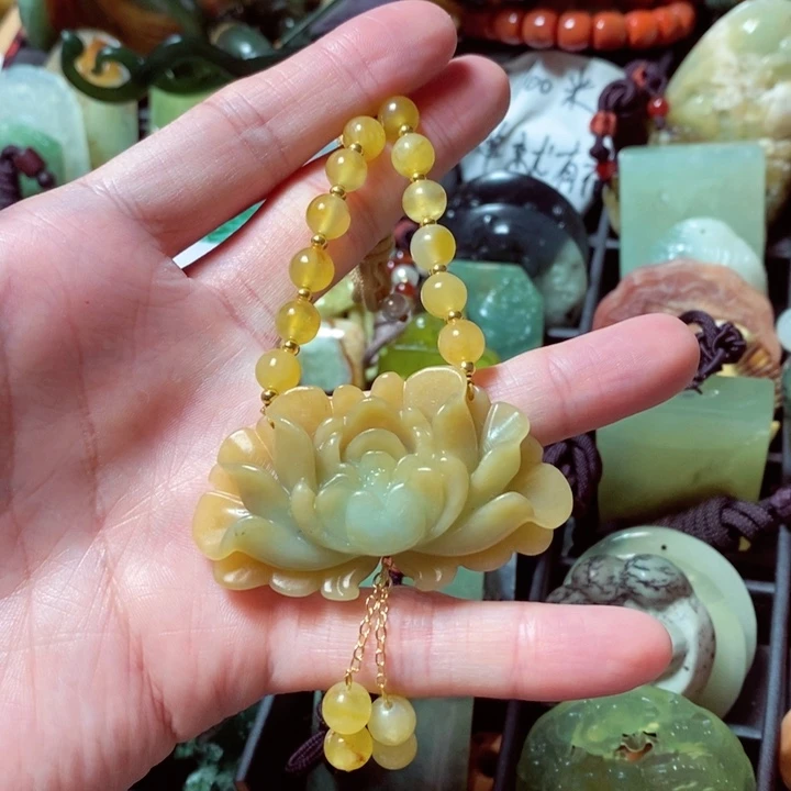 蛇纹石玉手链未镶嵌