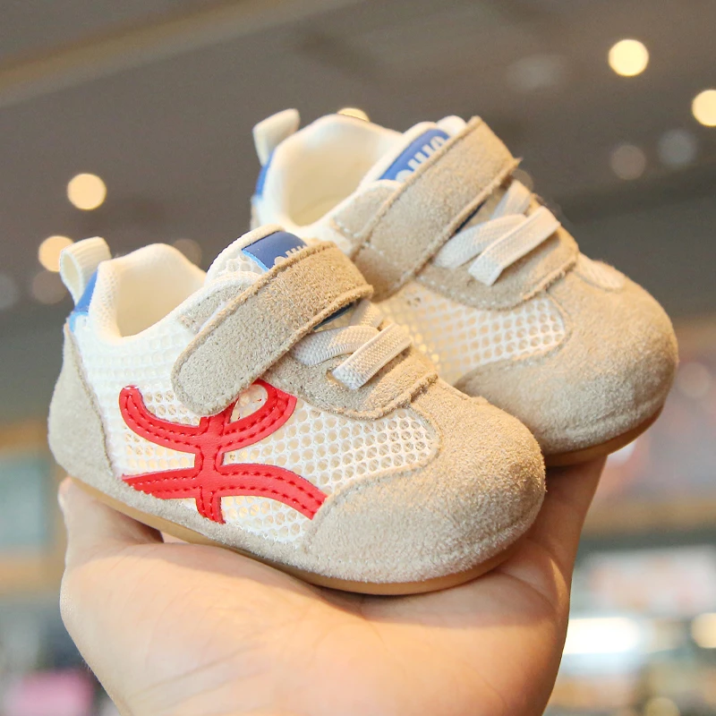 夏季凉鞋男宝学步鞋0一1-2岁婴儿防滑软底婴幼儿网鞋女宝宝鞋子