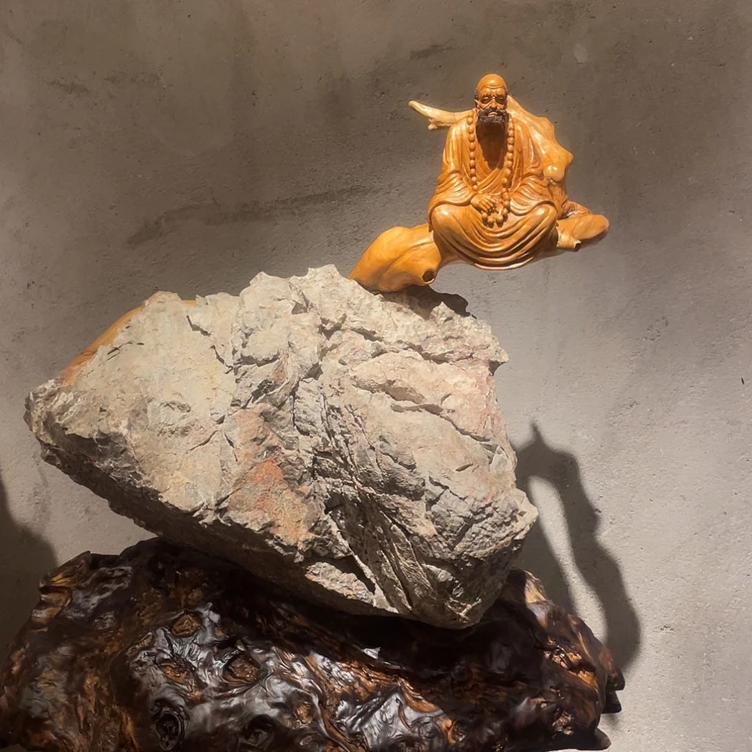 精品达摩摆件作品