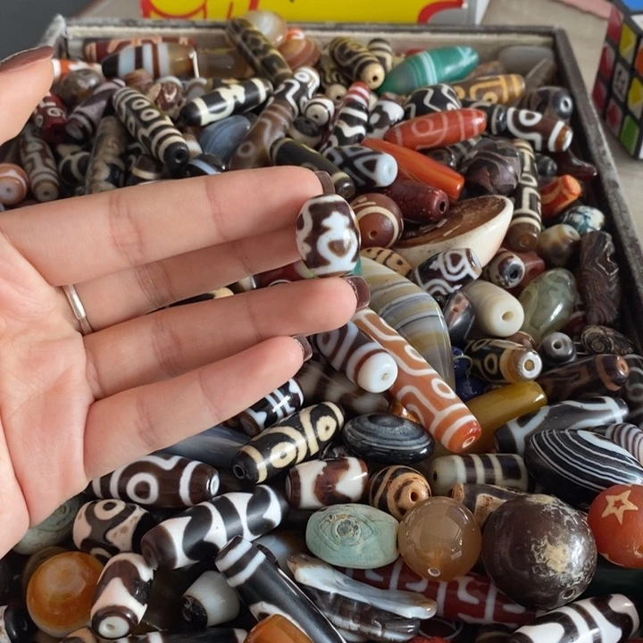 玛瑙/玉髓颈饰足银镀金镶嵌12