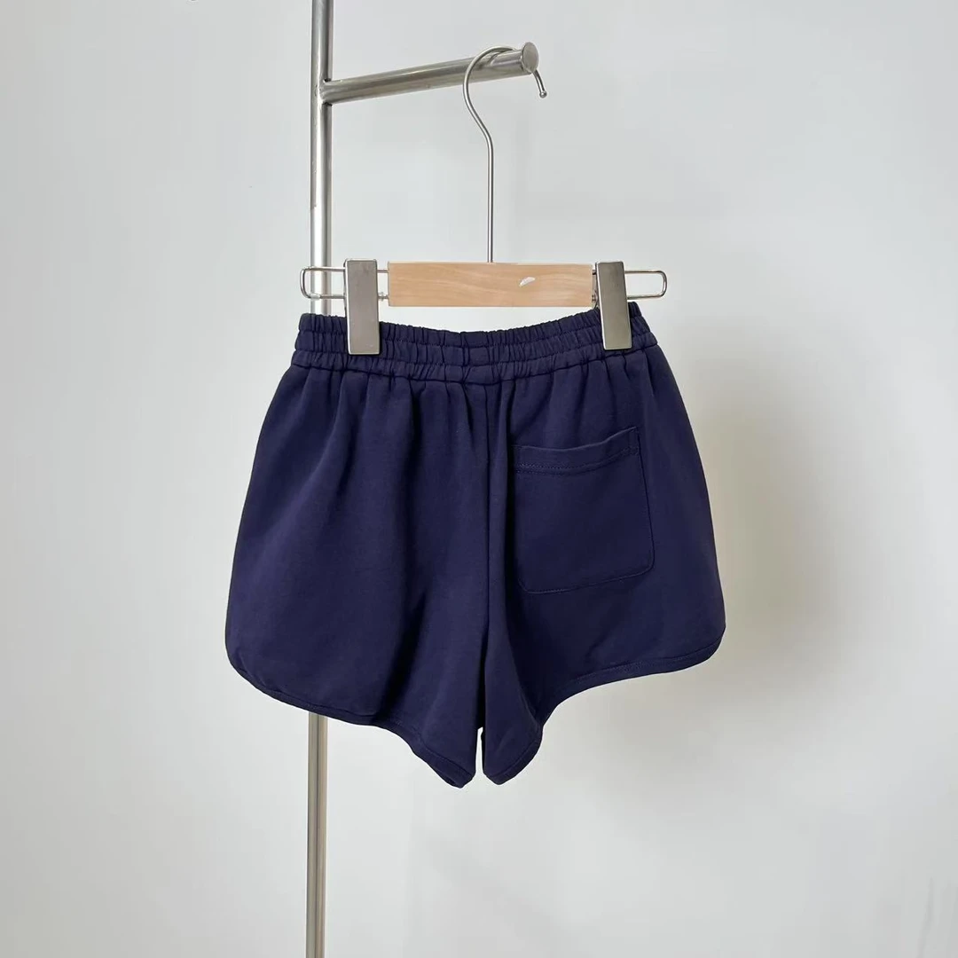 夏款短裤藏青9367高奢亲子系