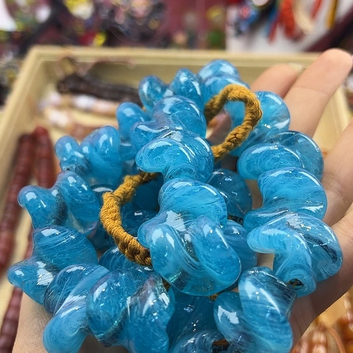 颈饰玻璃尼泊尔扭扭珠
