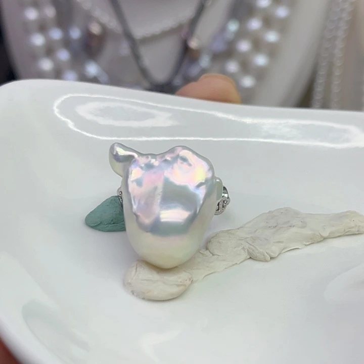 戒指未镶嵌淡水珍珠