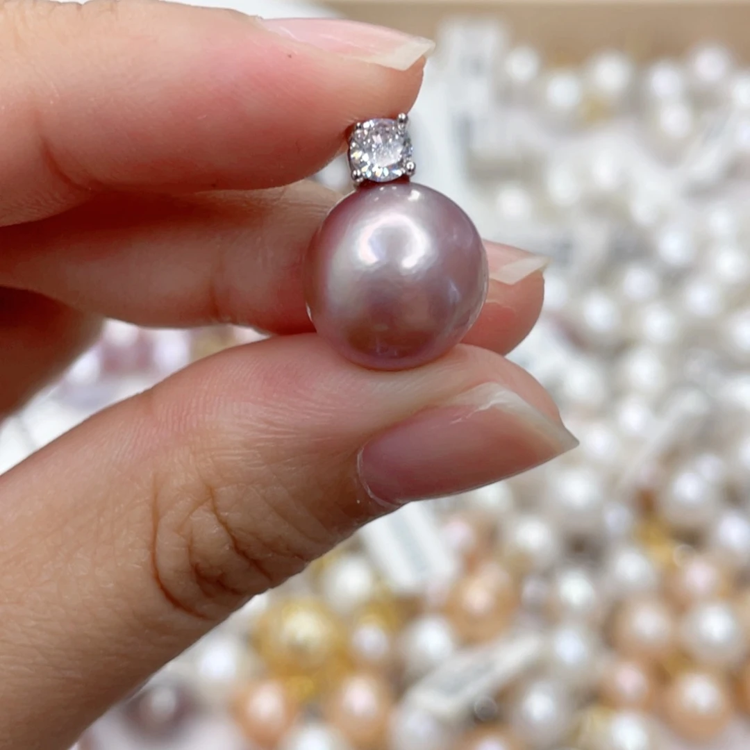 淡水珍珠未镶嵌吊坠(赠链)