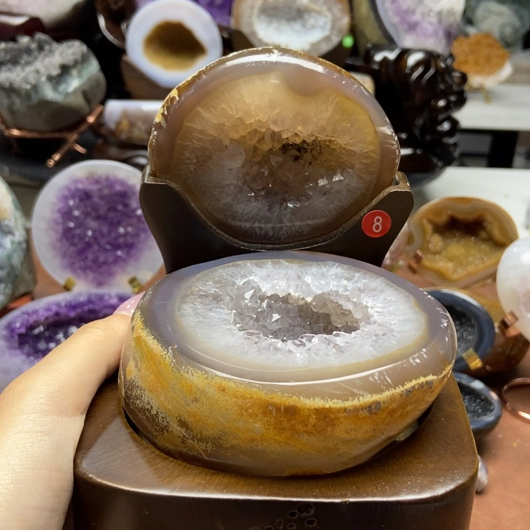紫晶摆件未镶嵌水晶