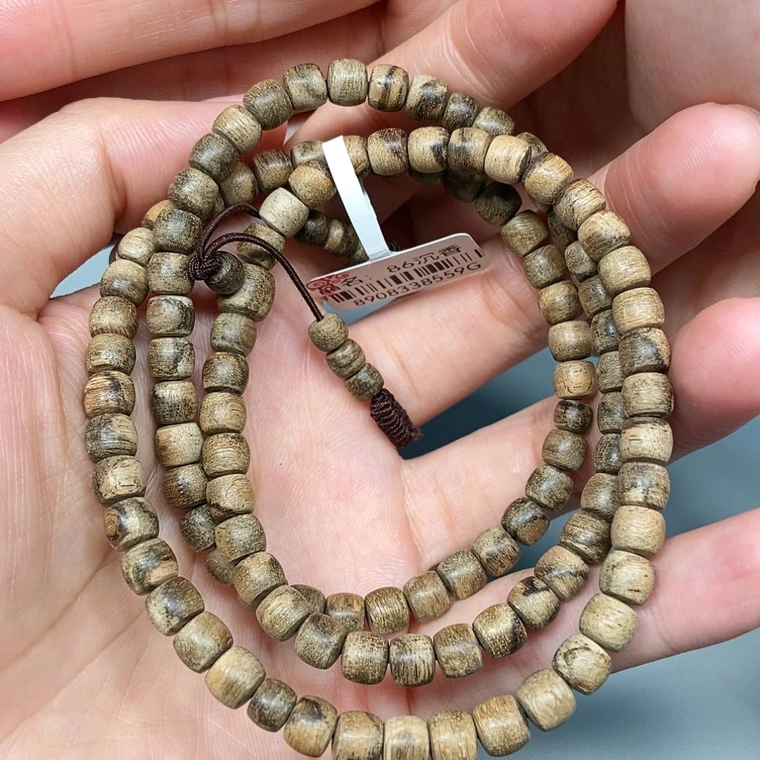 手串沉香天然野菩萨棋0.6，86