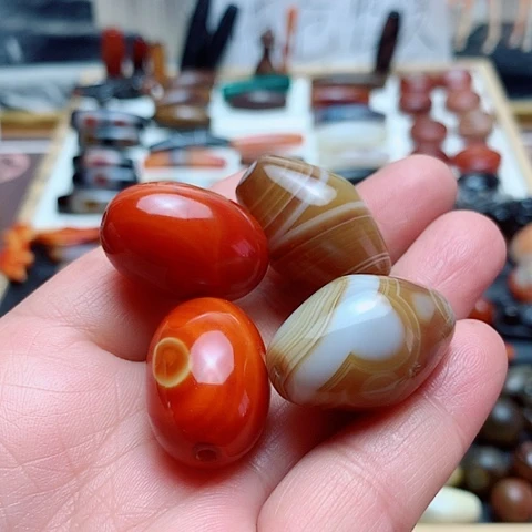 玛瑙/玉髓颈饰合金抖***灵